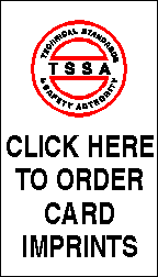 For TSSA use only - password protected